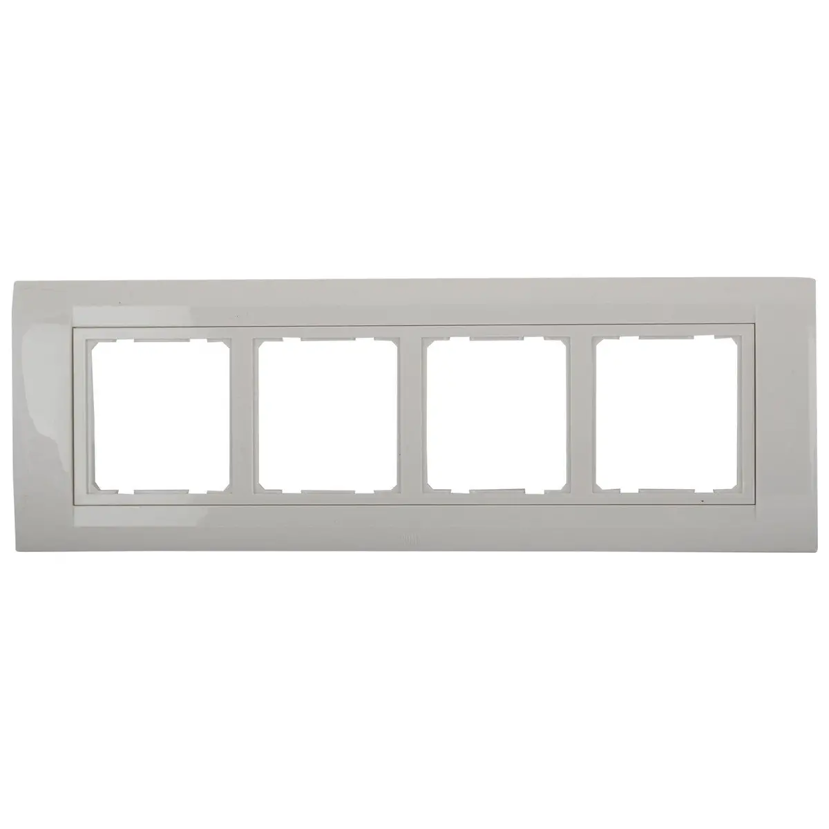 Anchor Polycarbonate Roma 8 Module Hz Tresa Plate (Standard Size, White) 1