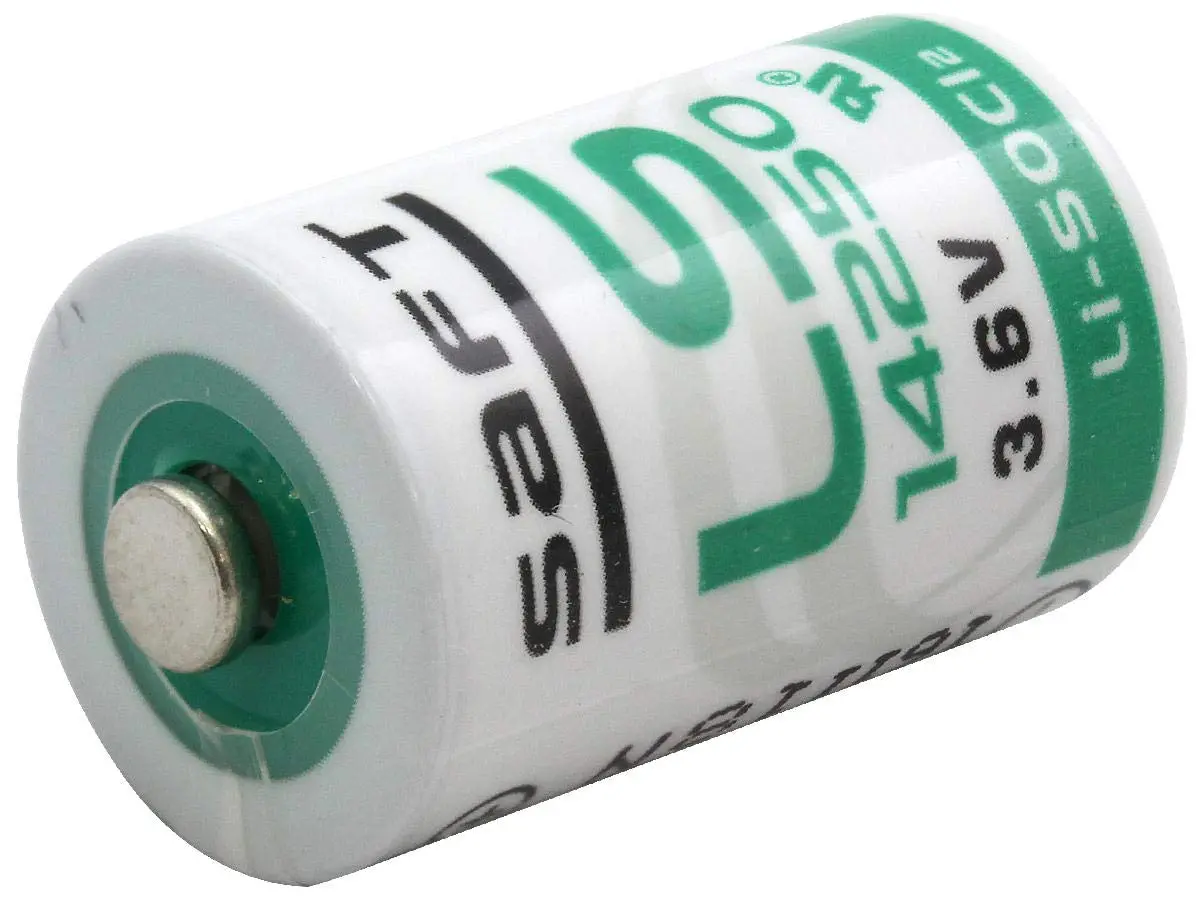Saft 3.6V, 1200 Mah 1/2 Aa Ls-14250 Lithium Battery 1