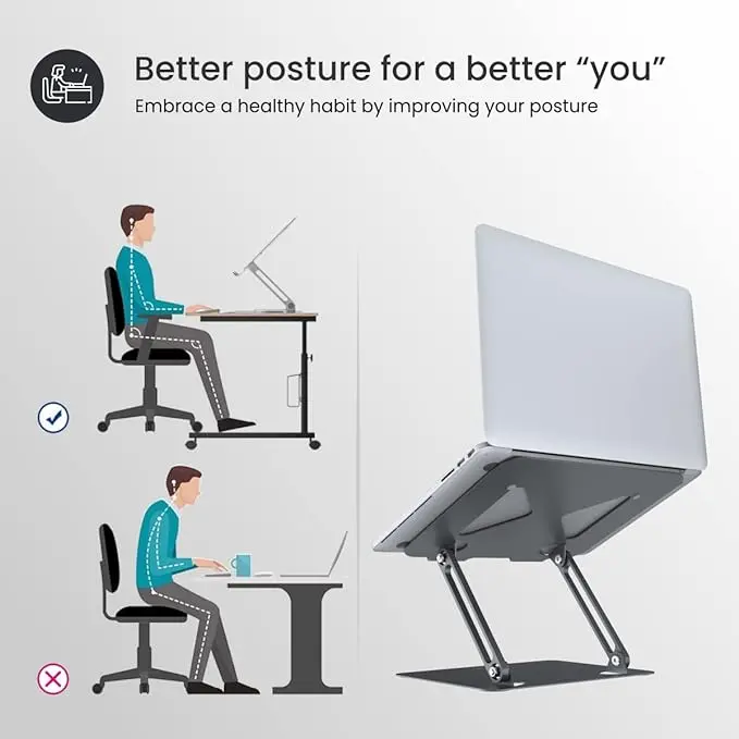 Portronics My Buddy K7 Portable Laptop Stand 1