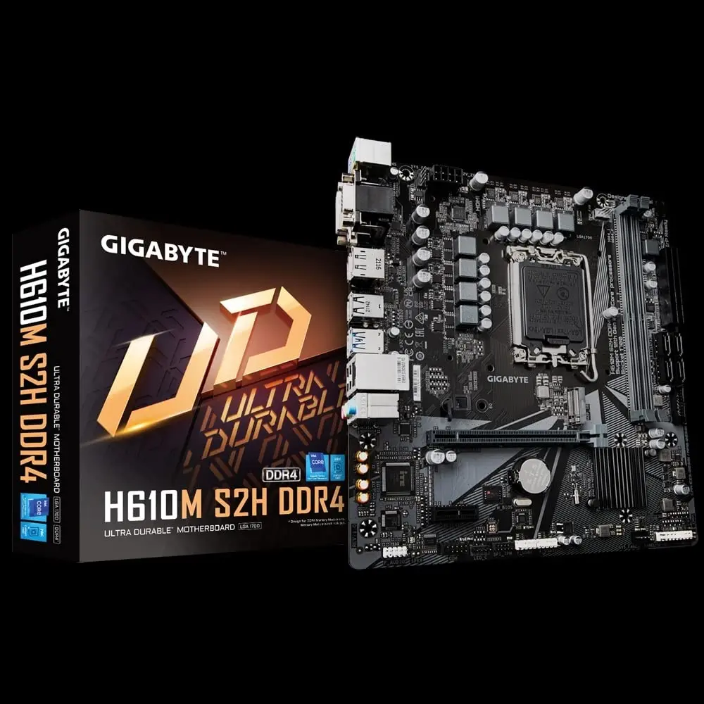 Gigabyte Motherbiard H610m-S2 Ddr4 Ultra Durable Supports 12Th Gen Intel® Core™ Series Processors 1