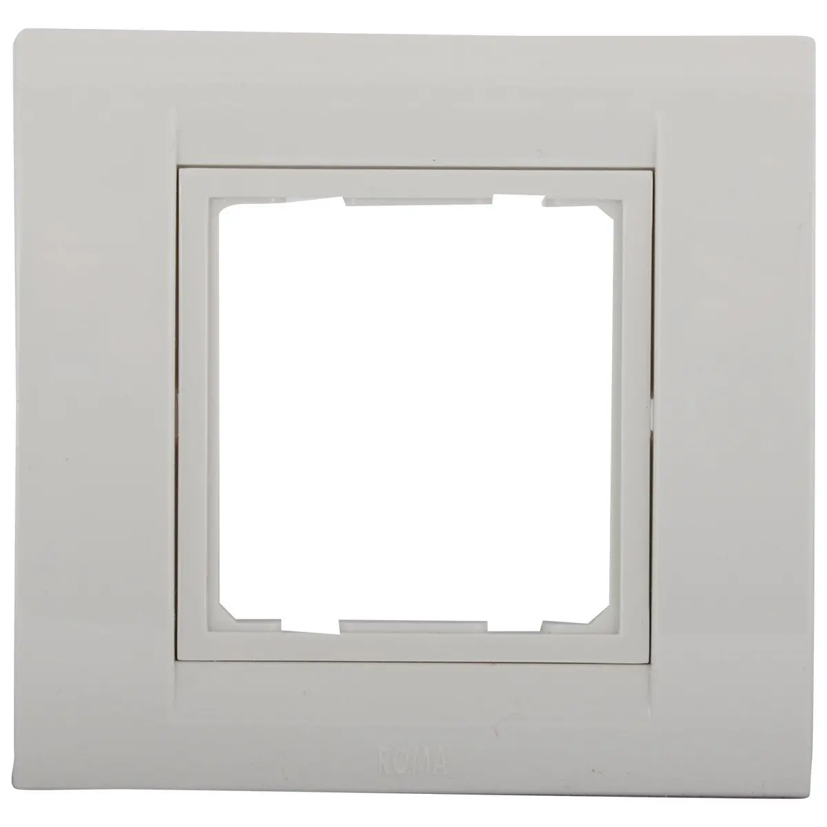 Anchor Polycarbonate Roma 2 Module Tresa Plate (Standard Size, White) 1
