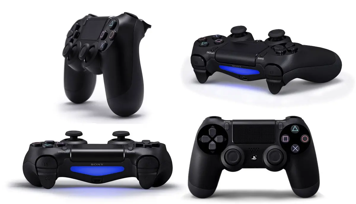 Sony Playstation Ps Dualshock 4 Wireless Controller For Playstation 4 - Jet Black  For Gaming Console 1