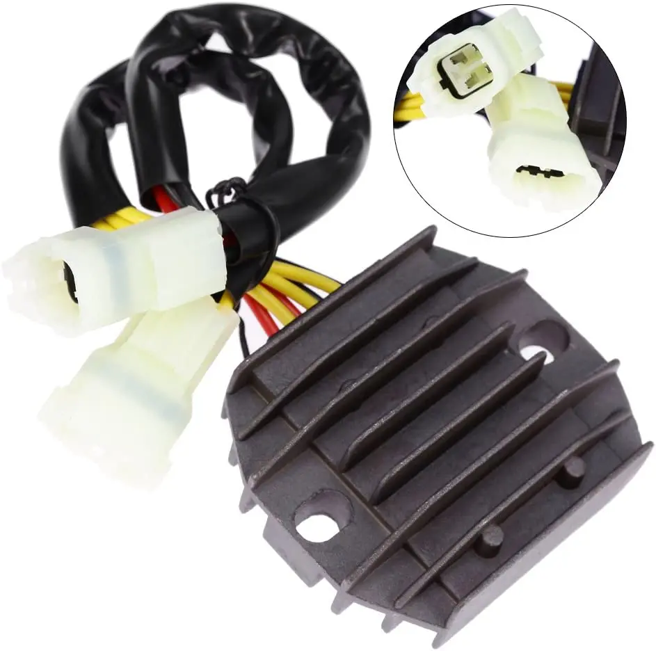 32800-44D20 Voltage Regulator Rectifier Replacement Fits For 2003-2007 Polaris Predator 500 2000-2001 Suzuki Quadmaster 500 2000-2002 Suzuki Quadrunner 500 1