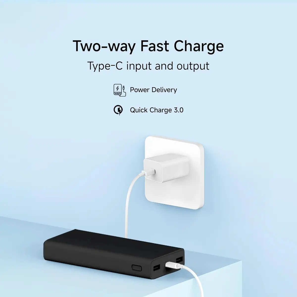 Xiaomi Power Bank 4I 20000Mah 33W Super Fast Charging Pd Smart 12 Layer Protection Type C Input & Output Triple Output Ports Supports 1