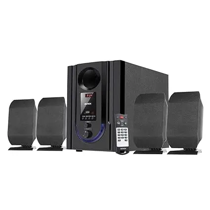 Intex It-301 Fmub 60 Watt 4.1 Channel Wireless Bluetooth Multimedia Speaker (Black) 1