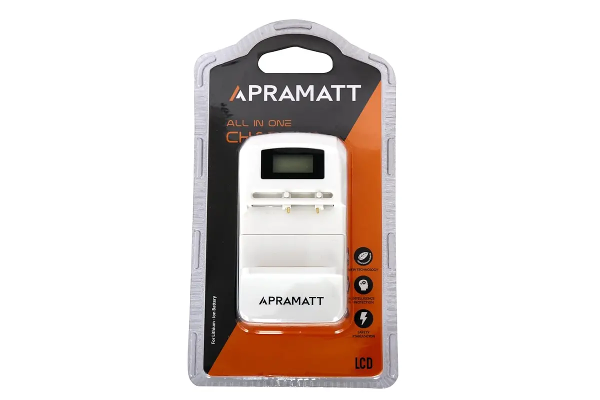 Apramatt All In One Universal Charger For Camera, Mobile Battery With Lcd Display 1