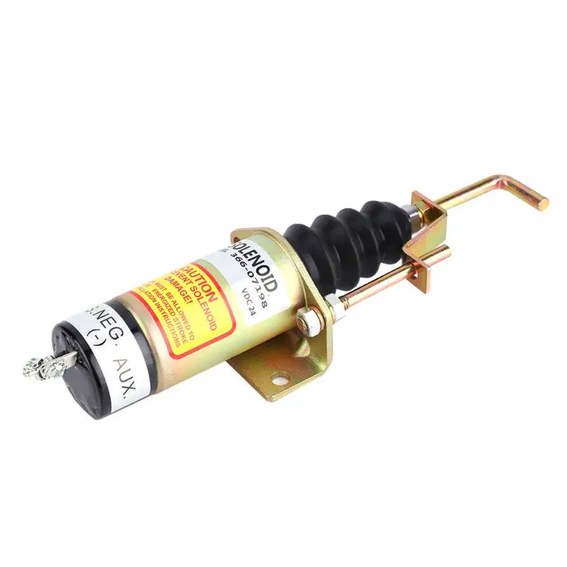 Diselmart 24V 366-07198 1502-24 Sa-3405-24 Fuel Stop Solenoid Fits For Lister Petter Diesel Engine 1