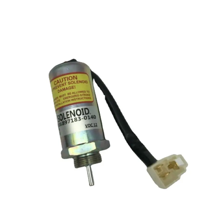 12V 897183-0140 Mv1-70 Fuel Stop Solenoid Valve Fits For Woodward For Isuzu 1
