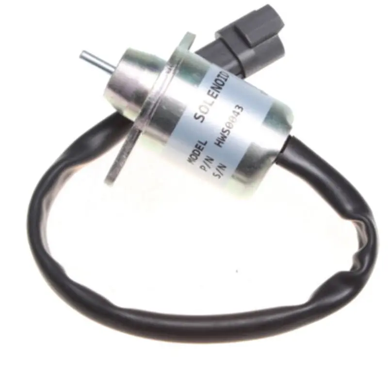 12V  41-6383 Fuel Shutoff Solenoid Fits For Yanmar 3Tne72 3Tna72 Engine Thermo King Md-100 Md-200 1