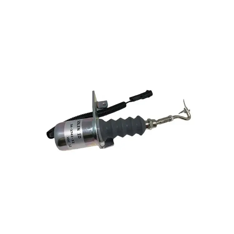 Diselmart 12V Sa-3742-12 Flameout Solenoid Switch For Cummins Coil 6Ct 8.3 Excavator For Deutz Bosch Rsv 1