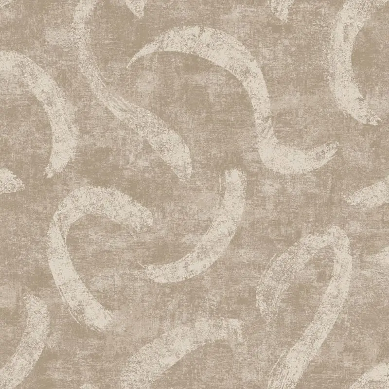 Sirocco Brushmark Wallpaper Taupe Sample 1
