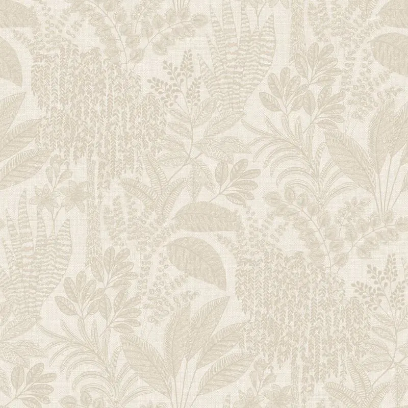 Oasis Wallpaper Cream Sample 1