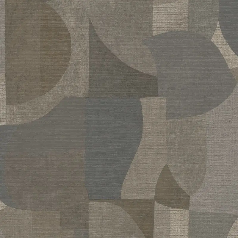 Dune Geometric Wallpaper Navy Sample 1