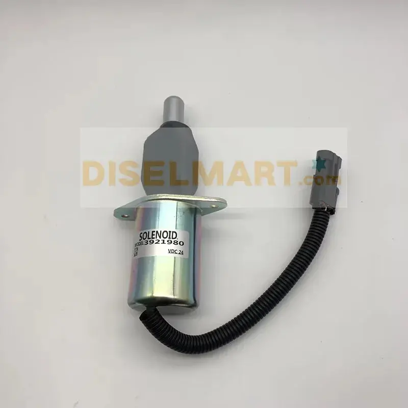 24V 3921980/3918601 M923a2 Fuel Shutoff Solenoid Valve Fits For Cummins 6Cta8.3 1