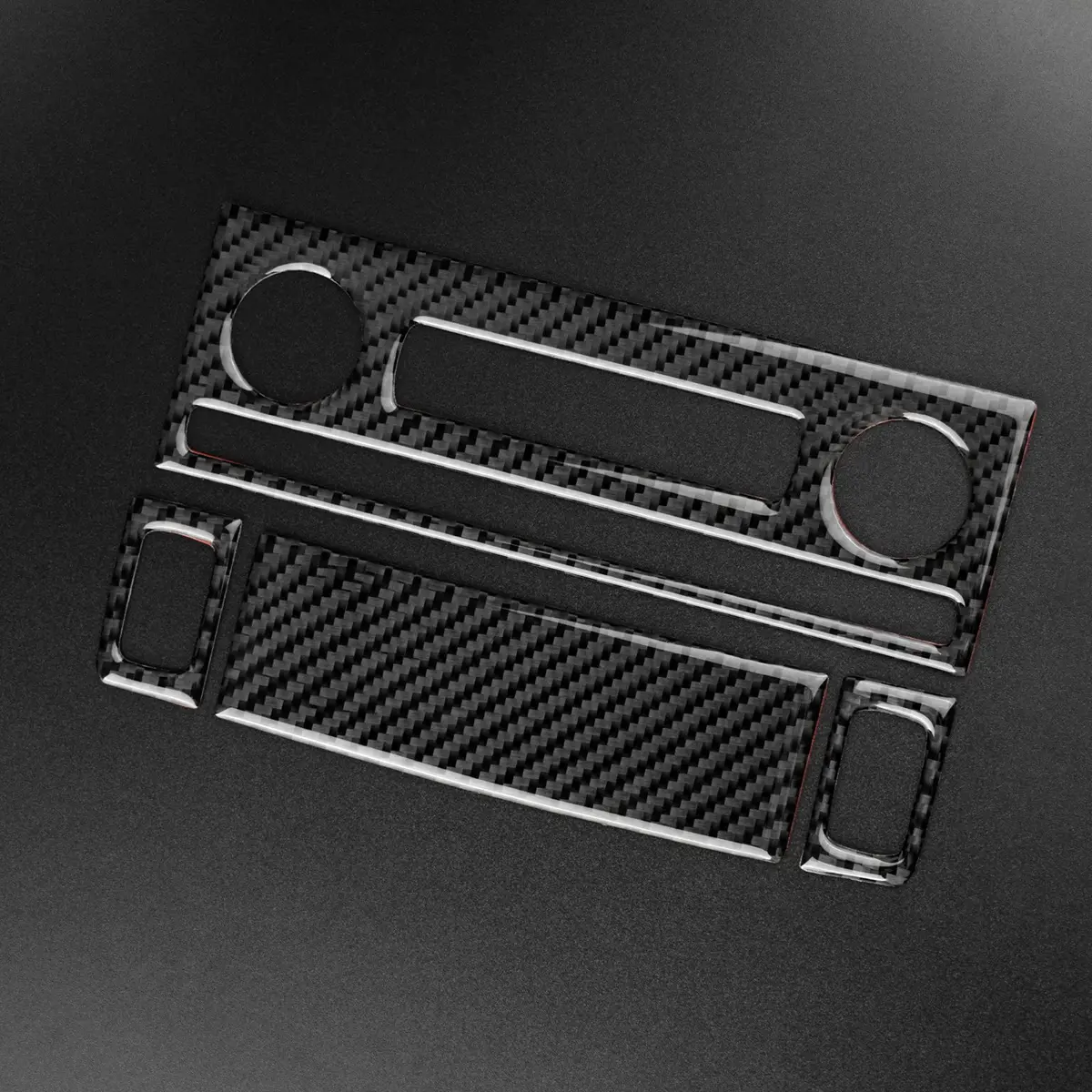 Dynacarbon™ Carbon Fiber Air Conditioning Control Panel Trim For Corvette C6 2005-2007 2