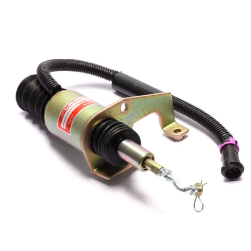D59-105-01 D59-002-03 Fuel Shutoff Solenoid Fits For Shangchai 6135 Dongfeng Cummins Diesel Engine 1