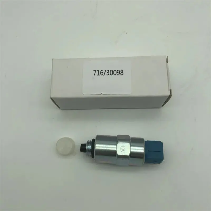 Fuel Shut Off Solenoid 7028689 12V For Jlg G5-18A G6-42A G9-43A G10-43A 3508Ps 3509Ps Perkins Engine 1