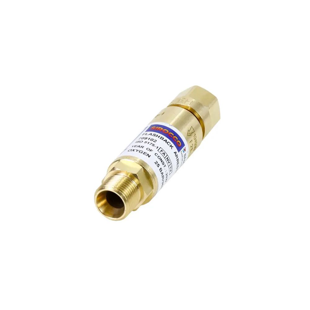 Oxygen Flashback Arrestor - Inline Non Reset 1