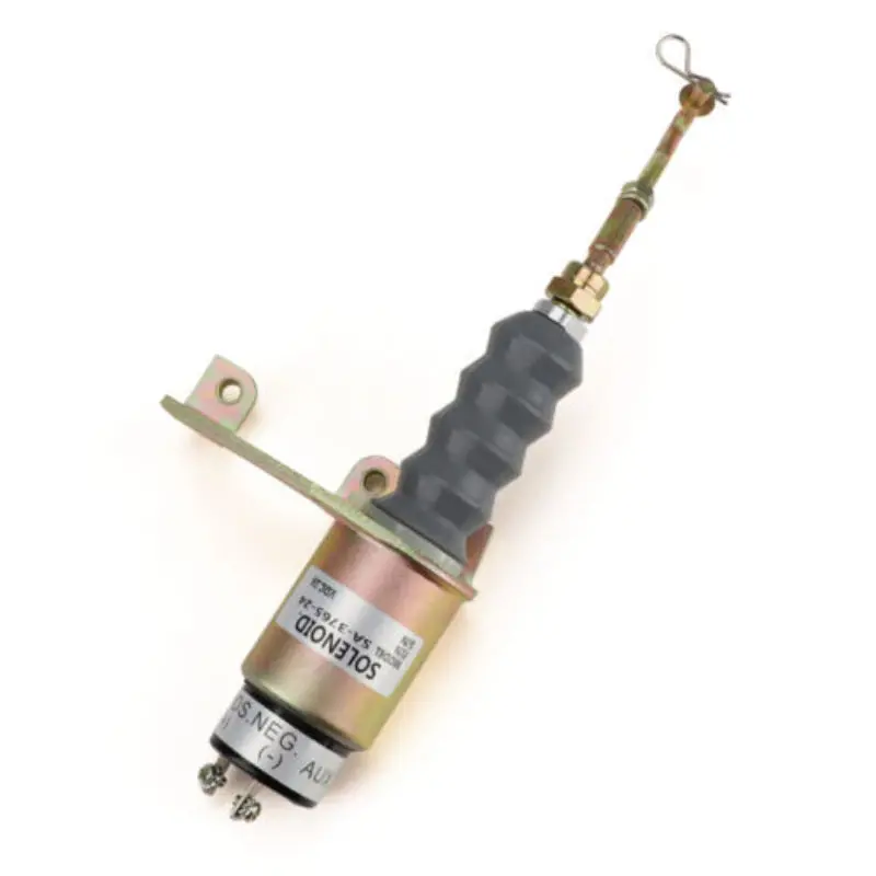 24V Sa-3765-24V Fuel Stop Solenoid Fits For Cummins Ev-C Excavator 1