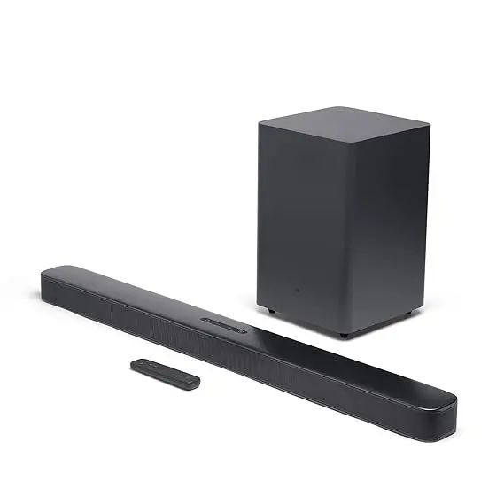 Jbl Bar 2.1 Deep Bass, Dolby Digital Soundbar With Wireless Subwoofer For Extra Deep Bass, 2.1 Channel Home Theatre With Remote 1