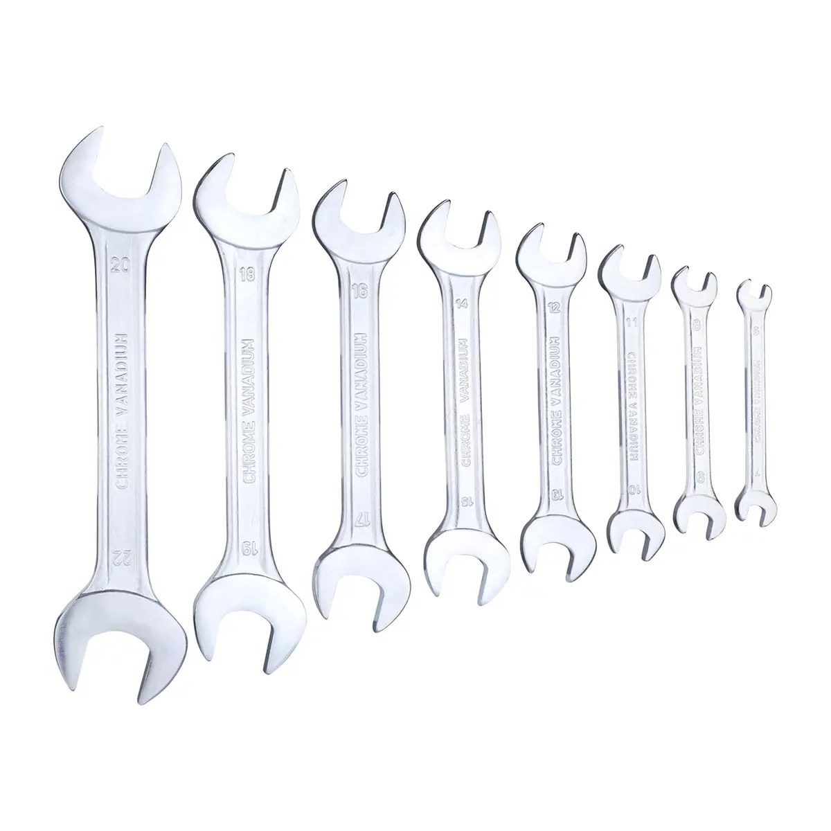 Taparia Dep-08 Double Ended Spanner Set, Open End, ‎20 X 5.5 X 4.5 Cm 1
