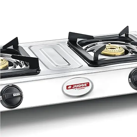 Judge Aura Big 2 Burner Jag 01 Stainless Steel Gas Stove 1
