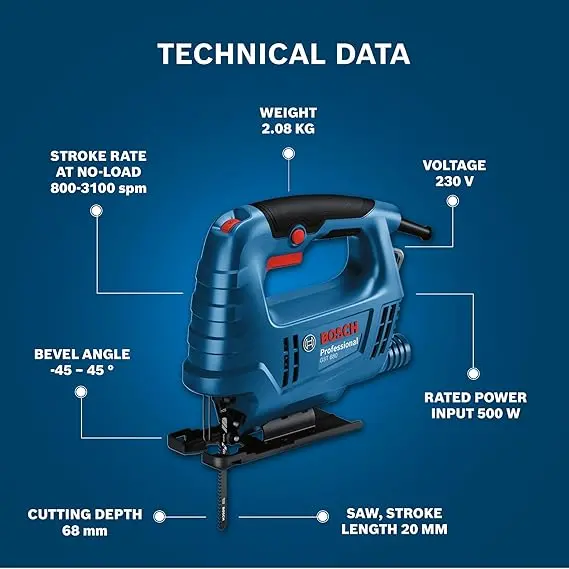 Bosch Gst 680 500 W Jig Saw 1