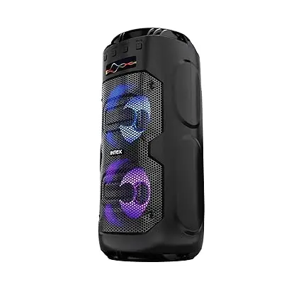 Intex Beast 1003 Portable Wireless Bt Speaker With 12W Sound Output, Up To 8 Hrs Music Play Time, True Wireless Feature, Multi-Connectivity Modes, Multi Coloured Rgb Display Light(Ocean Blue) 1