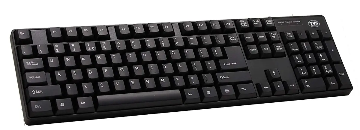 Tvs Electronics Champ Wired Keyboard (Black) 1