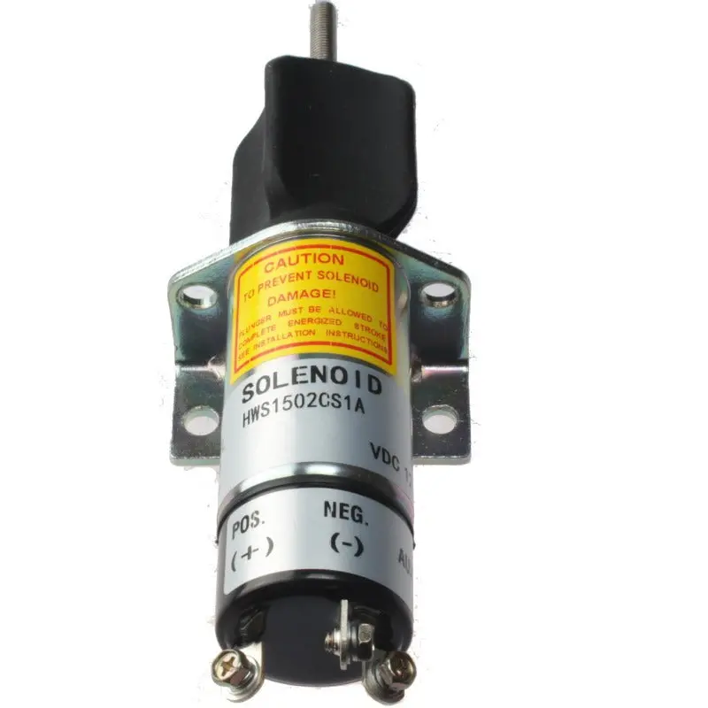 12V 1500-2005 1502-12C2u1b1s1a Fuel Stop Solenoid Valve 3 Terminals Fits For Woodward 1