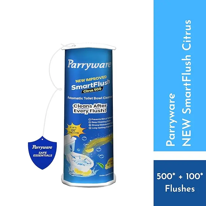 Parryware Smartflush Automatic Toilet Bowl Cleaner- Citrus 500 170G 1