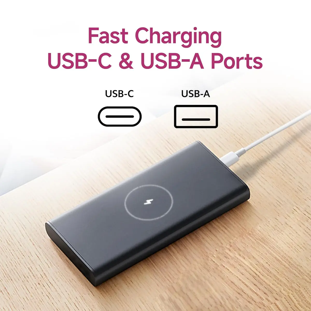 Xiaomi Wireless Power Bank 10000Mah 22.5W Fast Charging (Usb-A) 10W Wireless Charging Two-Way Fast Charging 2