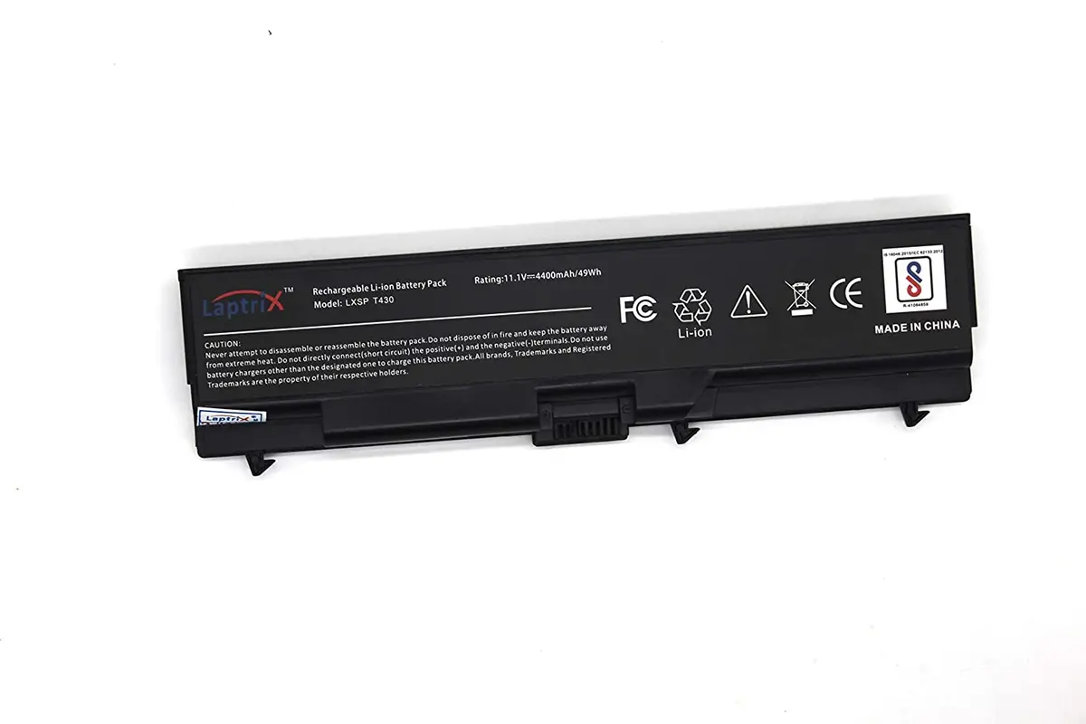 Laptrix Laptop Battery Compatible For Lenovo Thinkpad T430 42T4753 51J0500 42T4708 Fru 42T4817 57Y4185 1