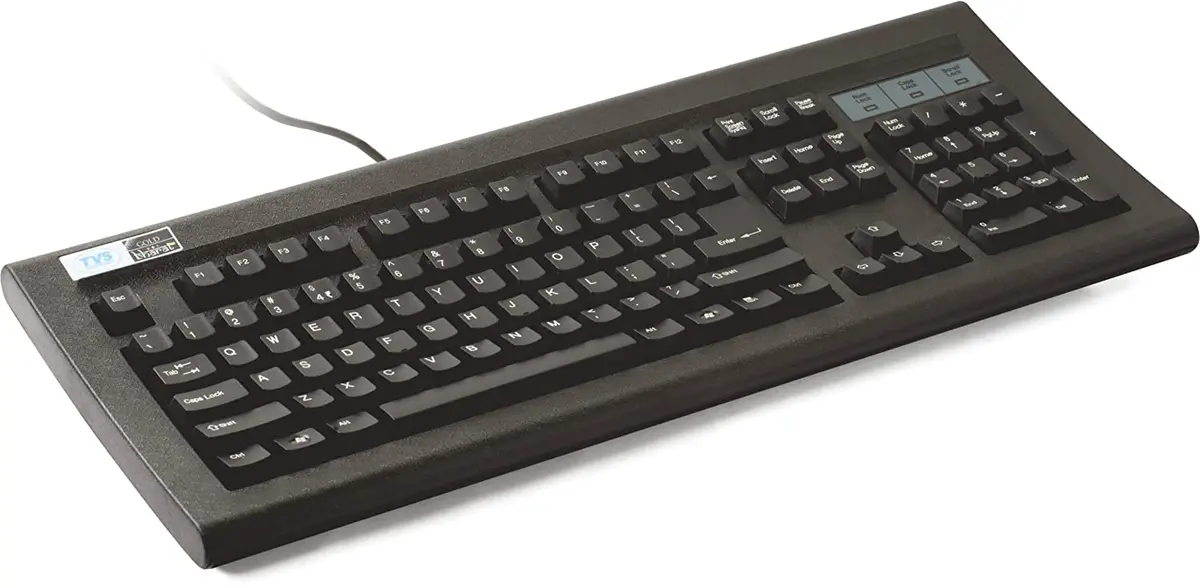 Tvs Electronics Usb Gold Keyboard Black 1