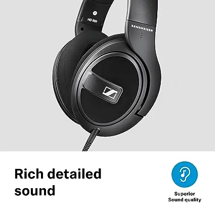 Sennheiser Hd 569 Wired, Over The Ear Audiophile Headphones 1