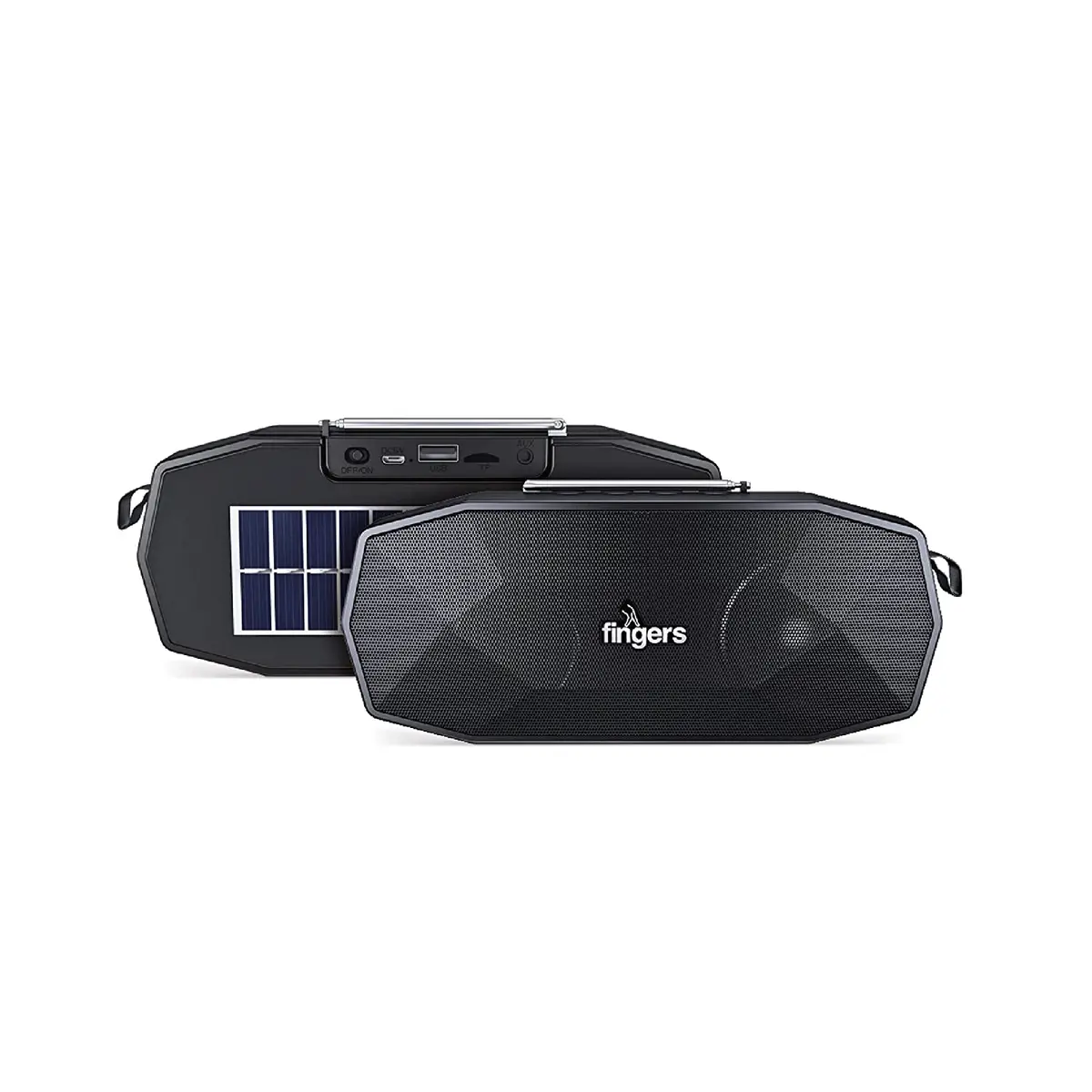 Fingers Solarhunk Wireless Bluetooth Portable Speaker (Black) 1