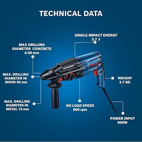 Bosch Gbh 2-26Dre 800 W Hammer Drill 1