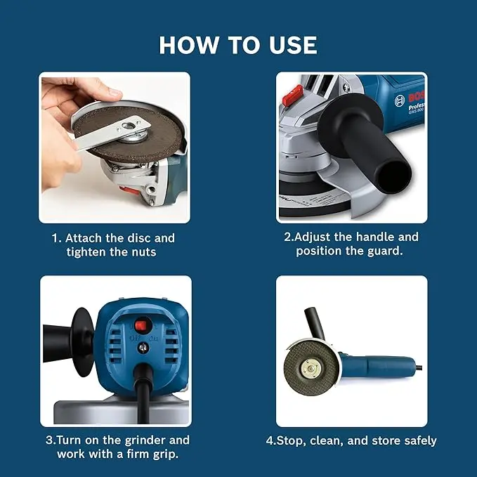Bosch Gws 800 800 Watts 100 Mm Angle Grinder 1