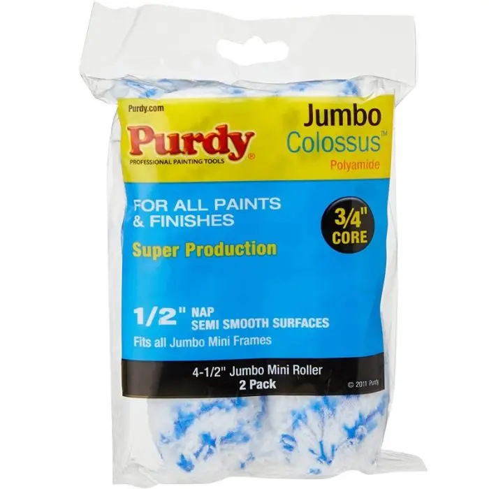 Purdy Jumbo Colossus Roller Sleeves 1/2" Nap - 2 Pack 1