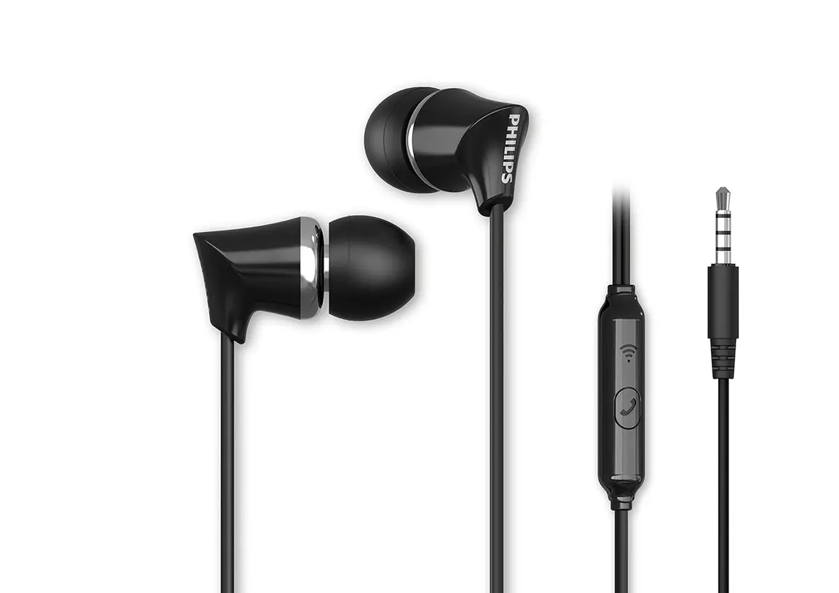 Philips Audio Tae1136 Wired In Ear Earphones With Built In Mic, 10 Mm Driver, Powerful Bass And Clear Sound 1