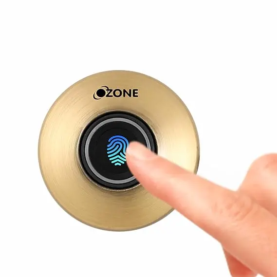 Ozone Ozfl-55-F Fingerprint Access Automatic Locking System Smart Digital Furniture Lock (Antique Bronze) 1