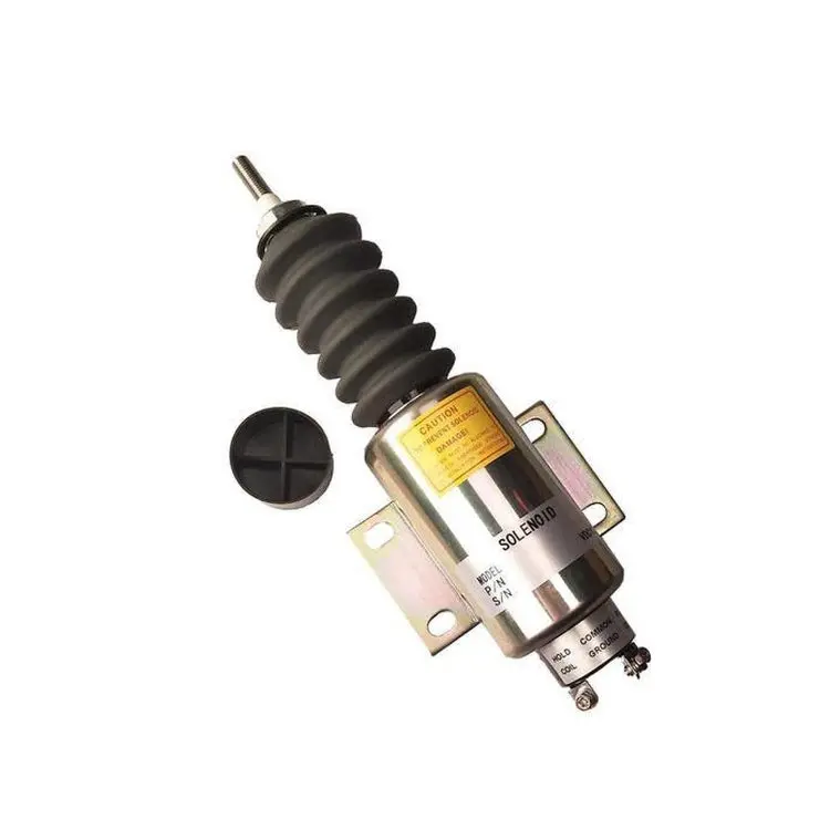 12V Sa-4587-12 2370Es-12E2c4b5s1 Shut Off Solenoid With 3 Terminals Fits For Woodword 1