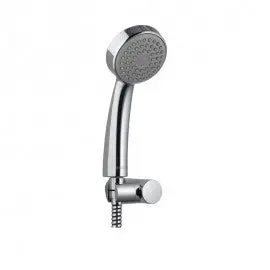 Essco Hand Shower Pack Single Flow 80Mm Fround Shape Hand Shower With 1.5M Long Spirochrome Flex Hose & Wall Bracket Sae-Chr-1929Sh555 1