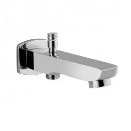 Essco Aspire Bath Tub Spout Faucet Spe-Chr-101463  With Button Attachment For Hand Shower With Wall Flange 1