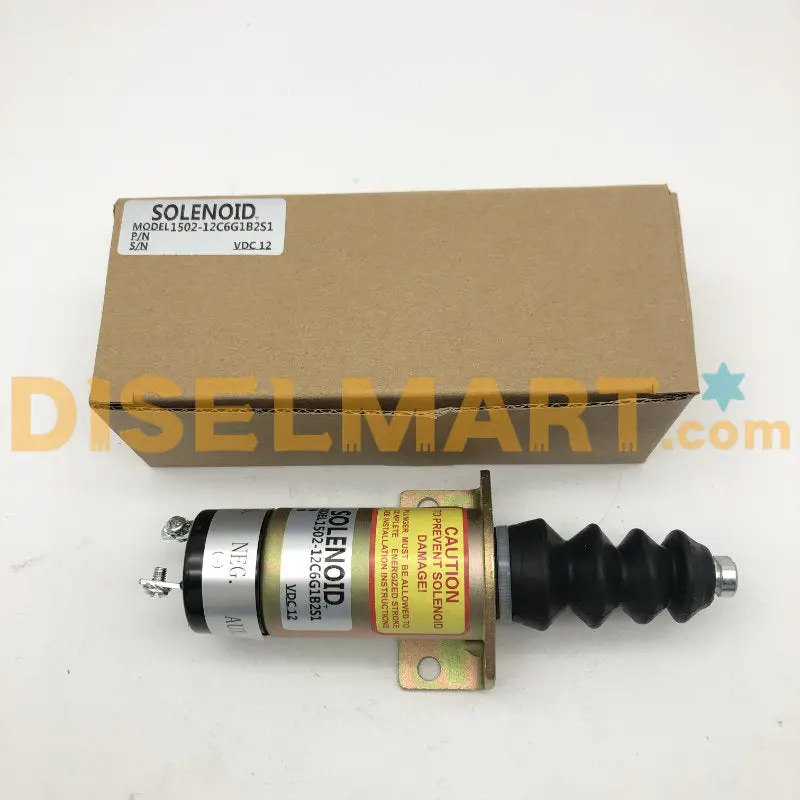12V Sa-3300-T 1502-12C6g1b2s1 New Fuel Stop Solenoid Valve Fits For Woodward 2