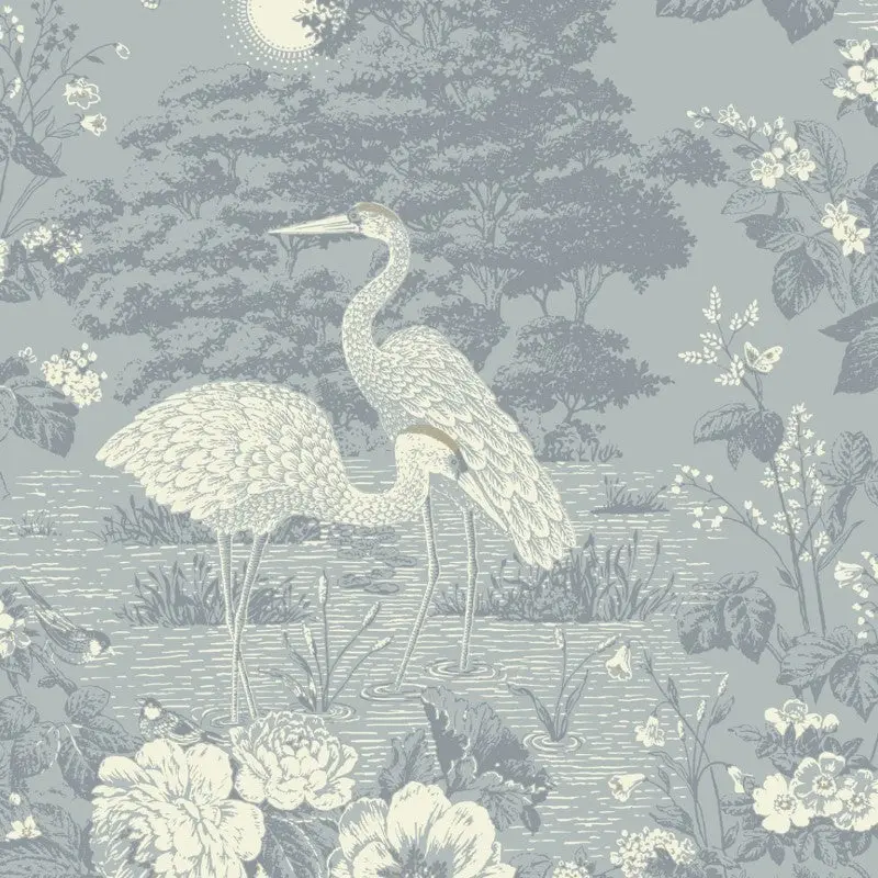Izumi Oriental Crane Wallpaper 1