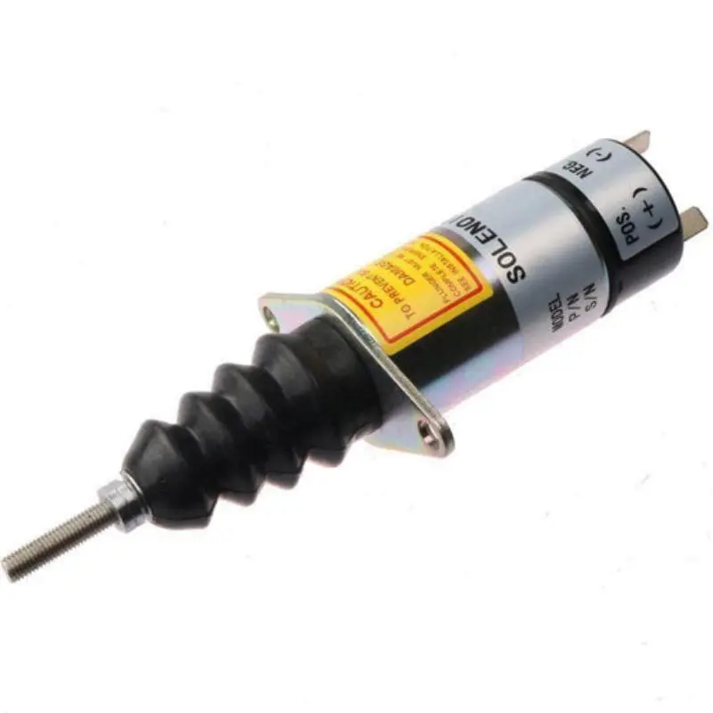 12V 1500-2044 1502-12D6u2b2s1 Fuel Stop Solenoid Valve With 2 Terminales Fits For Woodward 1