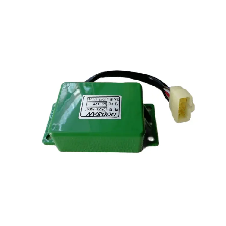 Diselmart Wiper Relay 12V 25239005 2523-9005 For Daewoo Doosan Excavator B55w-1 Dx27z Dx30z Dx35z Dx53w 1
