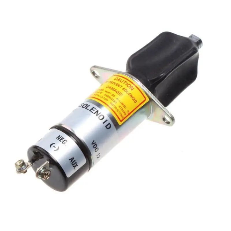 12V 1500-2045 1504-12C6u1b2 Fuel Stop Solenoid Valve 2 Terminals Fits For Woodward 1