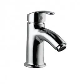 Essco Cosmo Single Lever Basin Mixer Faucet Single Lever Basin Mixer Without Pop-Up Waste With 450 Mm Long Braided Hoses  Cos-Chr-103011Nb 1